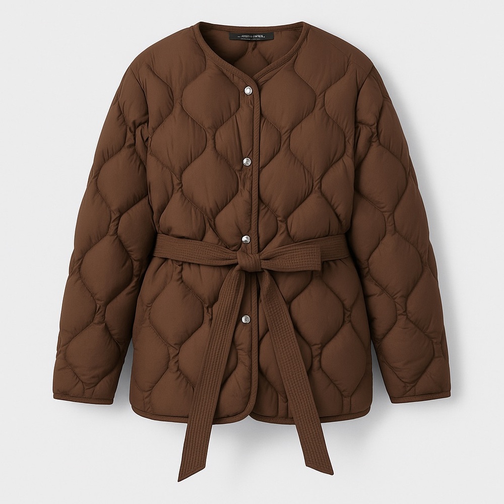 rag & bone Rudy Quilted Liner Jacket Brown XXS NWT - Picture 12 of 13